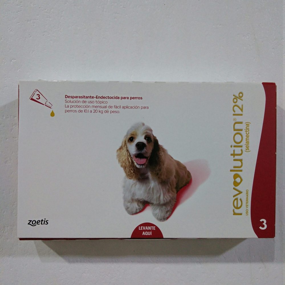 REVOLUTION 12 % PIPETA 10-20 KG ANTIPARASITARIO EXTERNO