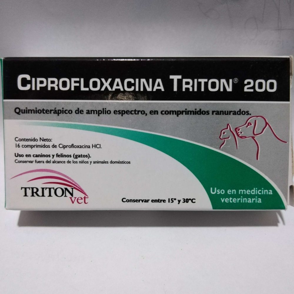 CIPROFLOXACINA TABLETA ORAL 200MG QUIMIOTERÁPICO AMPLIO ESPECTRO